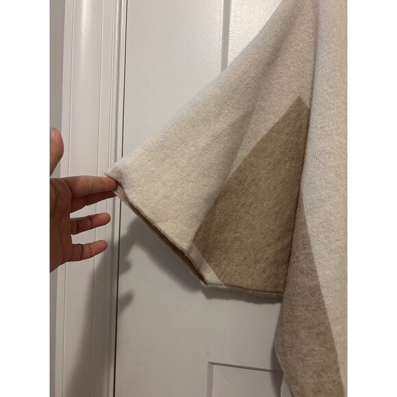 New Note di Anita Made in Italy Wool & Cashmere blend Sweater Poncho One Size - Picture 4 of 5